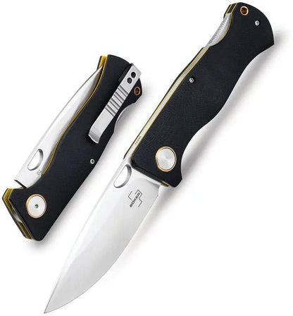 Boker Plus Epicenter Lockback Knife 3.5In Satin D2 Blade G10 Handle Lanyard Clip For EDC Enthusiasts by Boker Plus