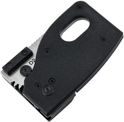 Boker Plus Sprocket Slip Joint Knife 01BO555 D2 Cleaver Blade Stonewash Finish Black G10 Handle for EDC Enthusiasts by Boker Plus