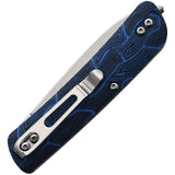 Boker Plus Tech Tool Slip Joint Knife Blue G10 Handle Glass Breaker EDC 12C27 Sandvik Stainless Blade by Boker Plus