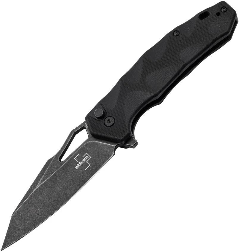 Boker Plus Kirke Button Lock Black 01BO636 by Boker Plus