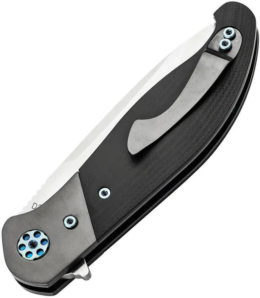 Boker Plus Undertow Linerlock EDC Knife With D2 Satin Blade G10 Handle Extended Tang For EDC Enthusiasts by Boker Plus