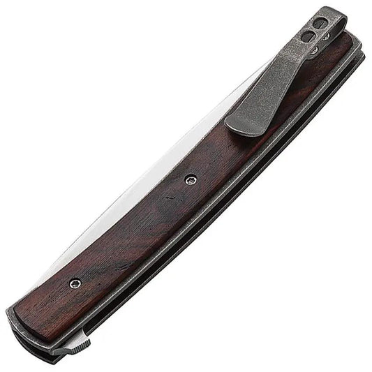 Boker Plus Urban Trapper Gentleman Brad Zinker VG10 Drop Point Knife With Cocobolo Handle For EDC Enthusiasts by Boker Plus