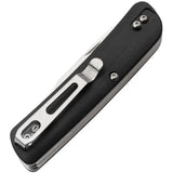 Boker Plus Tech Tool Fork Folding Knife 9.53cm Satin 12C27 Blade Black G10 Handle EDC Utility by Boker Plus