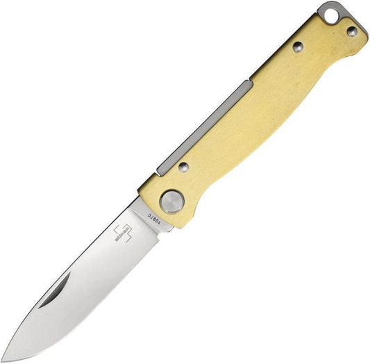 Boker Plus Atlas Slip Joint Brass 01BO853 by Boker Plus