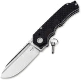 Boker Plus Hermod Linerlock Knife D2 Blade Stonewash Finish Black G10 Handle EDC Survival by Boker Plus