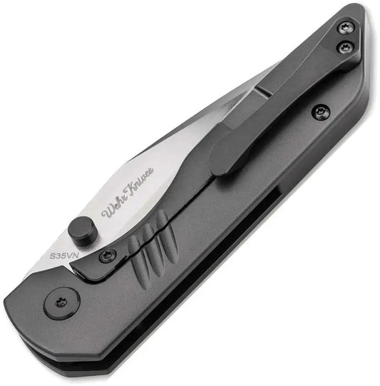 Boker Plus Max Framelock Premium 01BO974 Knife With Satin CPM S35VN Blade Titanium Handle EDC by Boker Plus