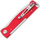 Boker Plus Atlas Slip Joint Red Everyday Carry Knife With Satin 12C27 Blade And Lanyard Hole by Boker Plus