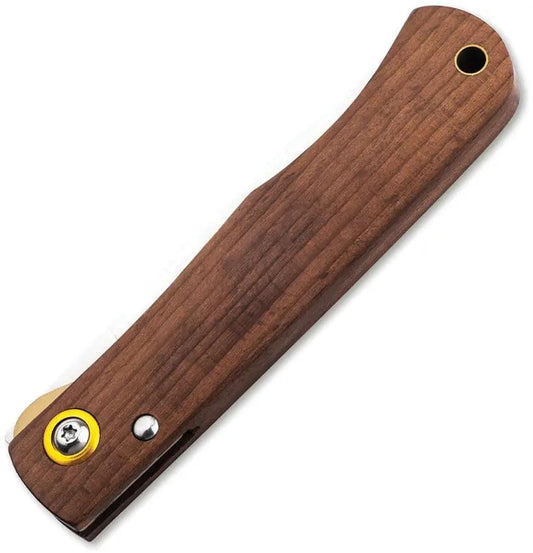 Boker Plus Rusticus Medium Linerlock Knife Beech Handle Satin Blade EDC Enthusiasts Durable Precision by Boker Plus