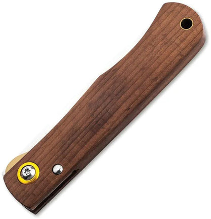 Boker Plus Rusticus Medium Linerlock Knife Beech Handle Satin Blade EDC Enthusiasts Durable Precision by Boker Plus