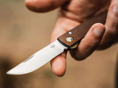 Boker Plus Rusticus Medium Linerlock Knife Beech Handle Satin Blade EDC Enthusiasts Durable Precision by Boker Plus