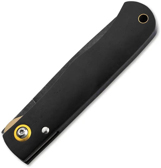 Boker Plus Rusticus Medium Linerlock Folding Knife With Ebony Wood Handle Black Stonewash 420 Stainless Blade EDC Ready by Boker Plus