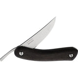 BPS Knives Friction Folder Knife With 3Inch Satin 5Cr14MoV Blade Oak Handle Extended Tang Belt Sheath For EDC by BPS Knives