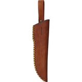 BPS Knives Bushcraft Fixed Blade HK2CSH Full Tang Walnut Handle Scandi Grind 1060HC Survival Knife For Campers by BPS Knives