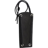 BPS Knives Kiridashi Neck Knife 2.75in Scandi Grind 1060HC Blade One Piece Lanyard Hole Premium Leather Sheath for EDC by BPS Knives