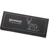 Browning Buck Combo Two Knife Set For Hunters With Walnut Handles Stainless Stonewash Blades Gift Box by Browning