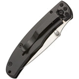 Browning Med Mountain Ti2 Framelock EDC Knife With 2.75in Satin Blade 7Cr17MoV Black Gray Handle by Browning