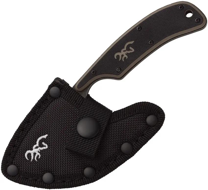 Browning Cutoff Skinner Fixed Blade Knife For Outdoorsmen 6.25 In Overall Full Tang G10 Boxed by Browning
