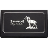 Browning Sheep Knife Collection 3220329B Premium Folding Knives For Collectors With Brass Wood Green G10 Carbon Fiber by Browning