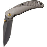 Browning Prism III Linerlock Folding Knife 2.25in Blade 7Cr17MoV Gray Anodized Aluminum Handle For EDC Enthusiasts by Browning
