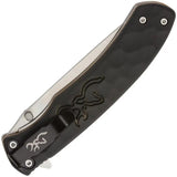 Browning Primal Medium Linerlock Folding Knife Premium Build For EDC With Satin Three Point Five Inch Drop Point Blade by Browning