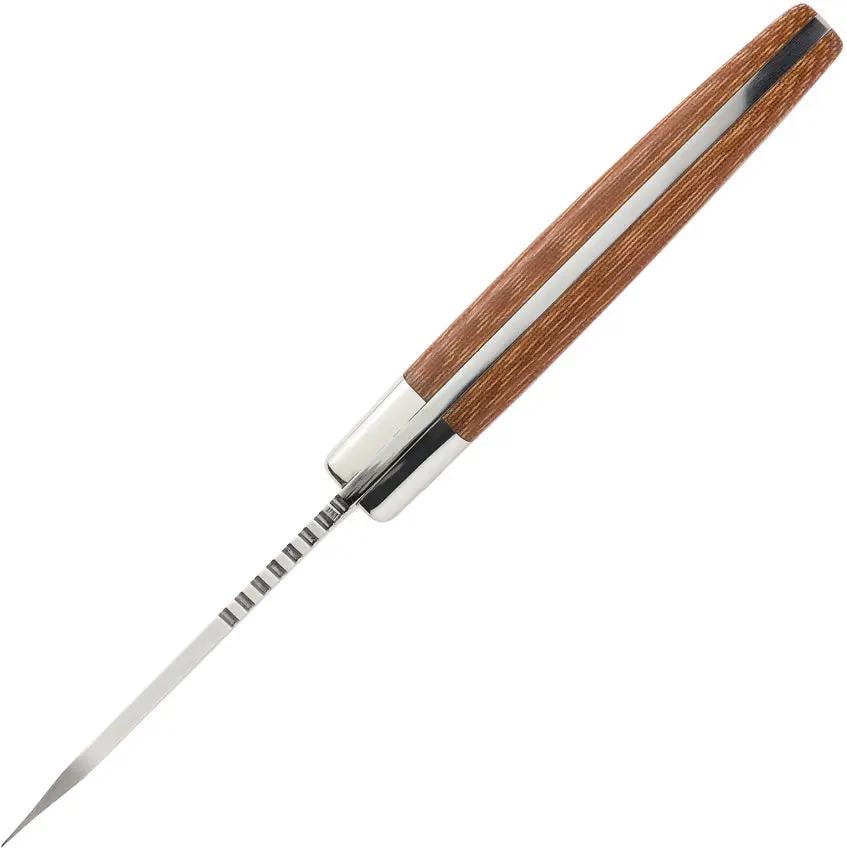 Browning Guide Series Skinner Knife 8.5in Full Tang Satin Blade Brown Micarta Handle Leather Sheath Hunters by Browning