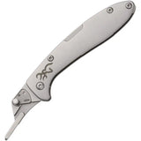 Browning Scalpel Linerlock Folding Knife 4.5 Inch Closed 420J2 Stainless Blade Includes 20 Replacement Blades For EDC by Browning