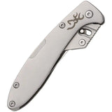 Browning Scalpel Linerlock Folding Knife 4.5 Inch Closed 420J2 Stainless Blade Includes 20 Replacement Blades For EDC by Browning