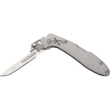 Browning Scalpel Linerlock Folding Knife 4.5 Inch Closed 420J2 Stainless Blade Includes 20 Replacement Blades For EDC by Browning
