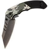 Browning Ovix Framelock AO Knife 3 Inch D2 Blade Black Oxide G10 Handle Camouflage Aluminum Onlay EDC Ready by Browning