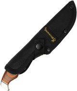 Browning Skinner Knife Rugged Wood Handle With Satin Stainless Blade For Hunters Outdoor Enthusiasts by Browning
