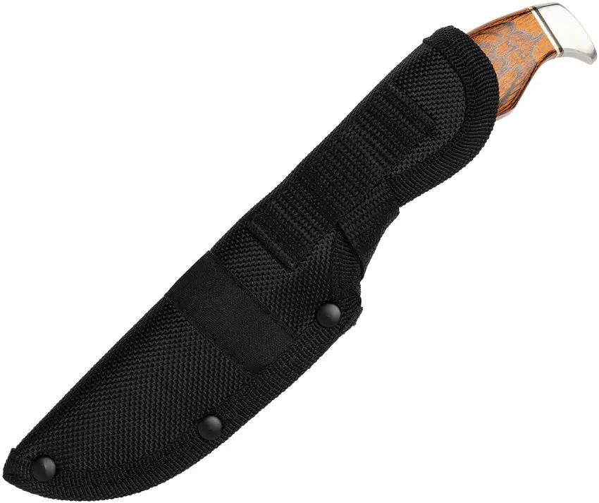 Browning Skinner Knife Rugged Wood Handle With Satin Stainless Blade For Hunters Outdoor Enthusiasts by Browning