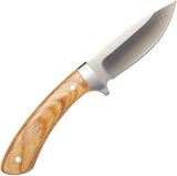 Browning Fixed Blade Skinner Knife Three Point Two Five Inch Satin Blade Full Tang With Brown Wood Handle For Hunters by Browning