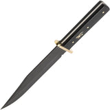 Browning Bowie Knife Ebony Wood Handle 12 Inch Full Tang Stainless Bowie Blade Black Stonewash Sheath For Outdoorsmen by Browning
