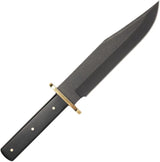 Browning Bowie Knife Ebony Wood Handle 12 Inch Full Tang Stainless Bowie Blade Black Stonewash Sheath For Outdoorsmen by Browning