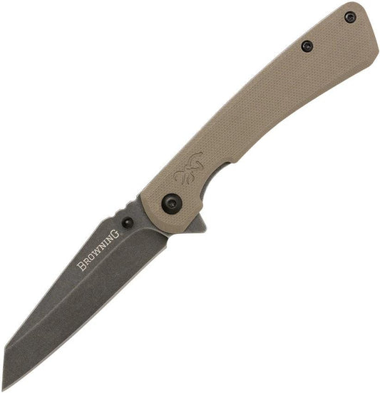Browning Branded Rock Framelock FDE 3220512 by Browning