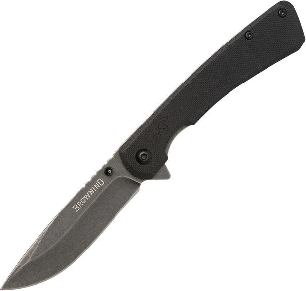 Browning Branded Rock Framelock Blk 3220514 by Browning