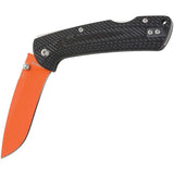 Browning Back Country Lockback Knife With Orange Ceramic 3 Inch D2 Blade G10 Handle Pocket Clip For Outdoor Enthusiasts by Browning