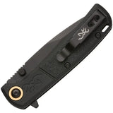 Buckmark Slim Linerlock Knife By Browning Premium Black D2 Blade 3.63in Closed For Outdoorsmen by Browning