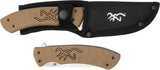 Browning Hunting Knife Set For Outdoorsmen With 8.75in Fixed Gut Hook And 5in Folder Includes Belt Sheath by Browning