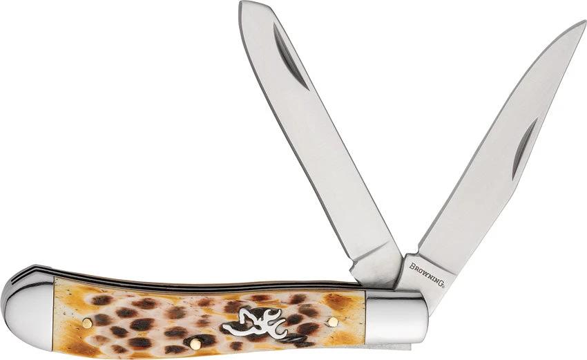 Browning Trapper Natural Jigged Bone 3220551B by Browning