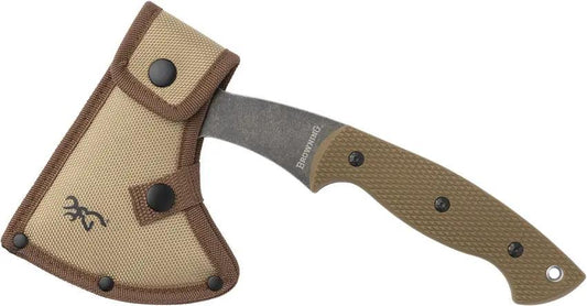 Browning Big Creek Hatchet Full Tang Camping Tool With 3.75in Edge Black Oxide 3Cr13MoV For Outdoorsmen by Browning