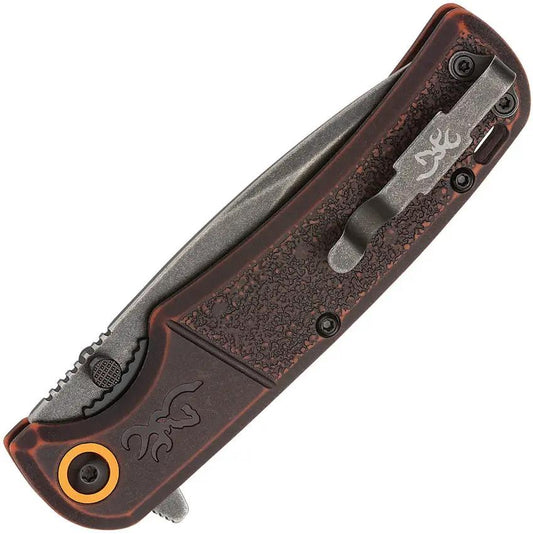 Browning Buckmark Slim Linerlock Folding Knife With D2 Tool Steel Blade 3 Inch For EDC Enthusiasts by Browning