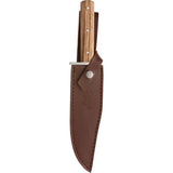 Browning Bowie Knife 3220920 Full Tang Satin Blade 12 Inch Outdoor Hunter Tool With Leather Sheath by Browning