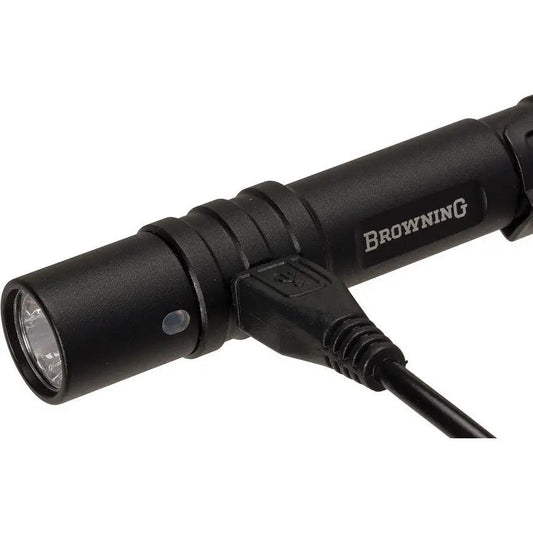 Browning MicroBlast USB Rechargeable Bore Light For Firearms Inspection 160 Lumens High Clip by Browning