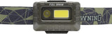 Browning Full Draw Headlamp 500 Lumen Water Resistant Hunting Headlamp With Multiple Modes And Camouflage Headband by Browning