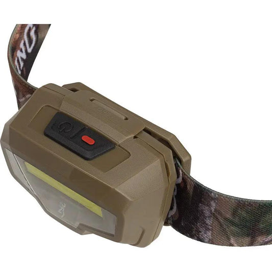 Browning Night Gig Headlamp Camo 485 Lumen Water Resistant Wide Beam For Hunters And Outdoor Enthusiasts by Browning