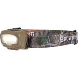 Browning Night Gig Headlamp Camo 485 Lumen Water Resistant Wide Beam For Hunters And Outdoor Enthusiasts by Browning