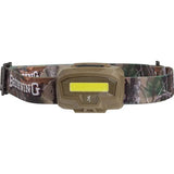 Browning Night Gig Headlamp Camo 485 Lumen Water Resistant Wide Beam For Hunters And Outdoor Enthusiasts by Browning
