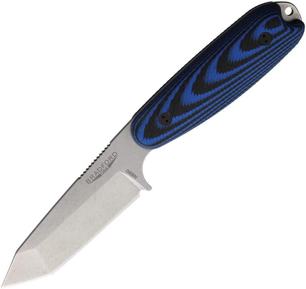 Bradford Knives Guardian 3.5 Tanto Blk/Blue 35T113N690 by Bradford Knives