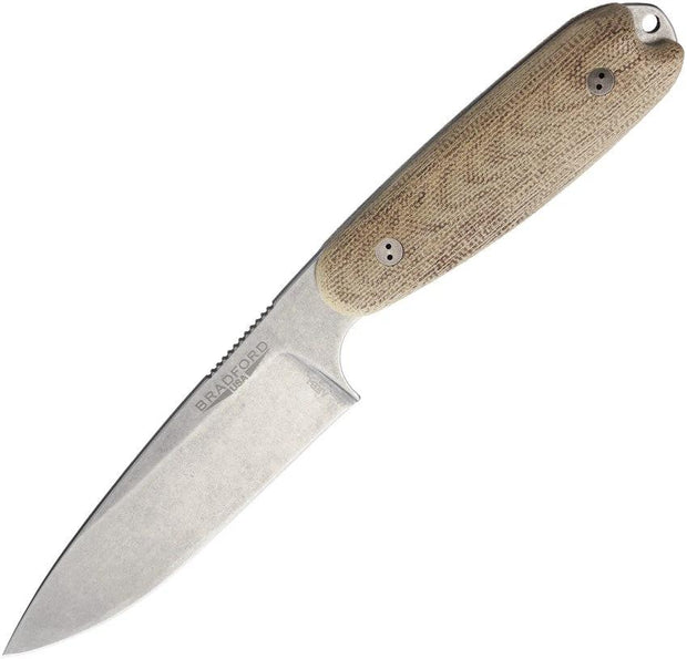 Bradford Knives Guardian 3.5XL Fixed Blade Nat 35XL-104-AEBL by Bradford Knives